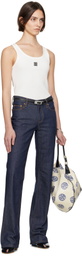 Tory Burch Navy Skinny Leg Jeans