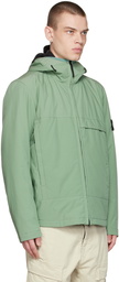 Stone Island Green Soft Shell-R Jacket