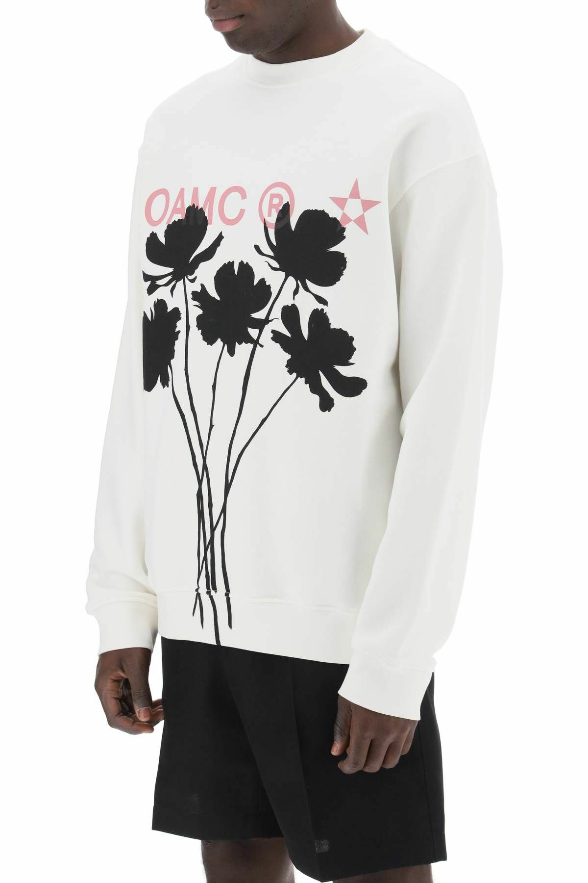 ★OAMC★ M WHIFF CREWNECK OFF WHITE OAMM241PRSW001OW Whiff Crewneck in Off White|OAMC