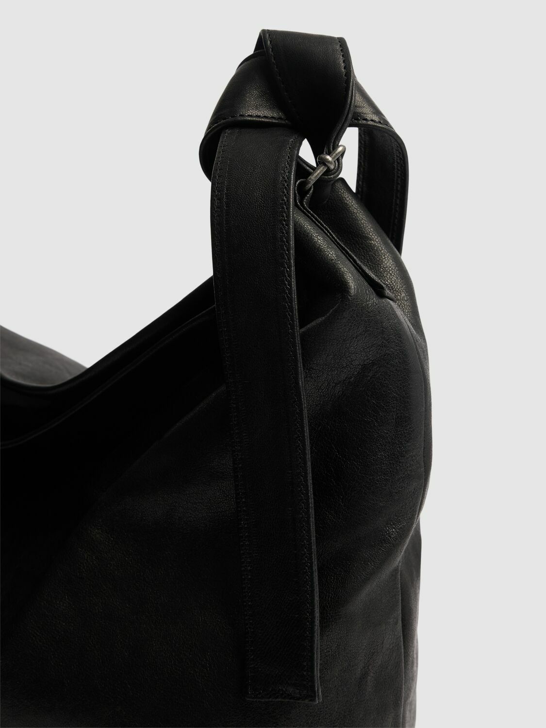 ANN DEMEULEMEESTER Tosh Large Soft Leather Shoulder Bag