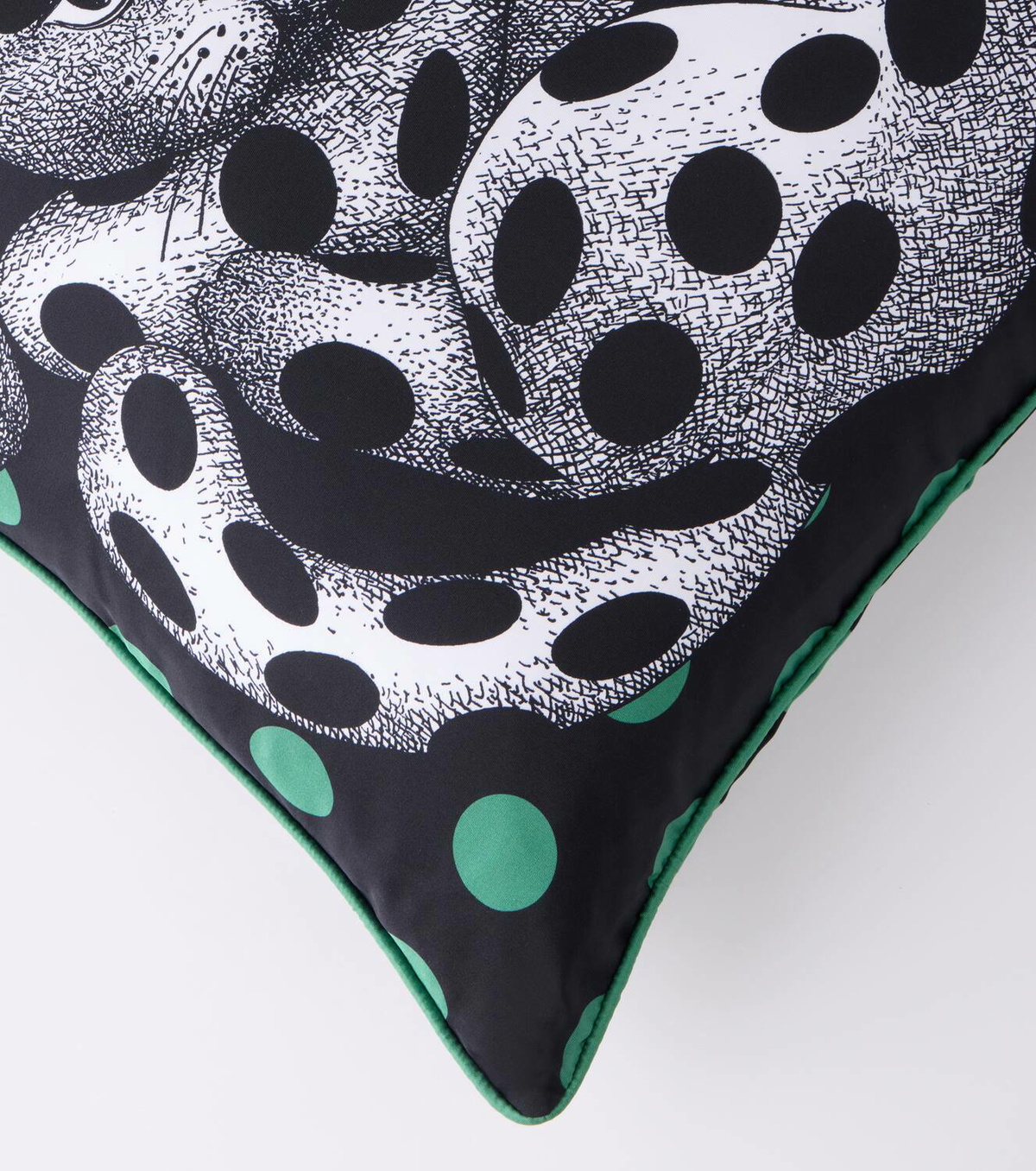 Fornasetti High Fidelity printed silk cushion