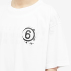 MM6 Maison Margiela Men's Chest Logo T-Shirt in White