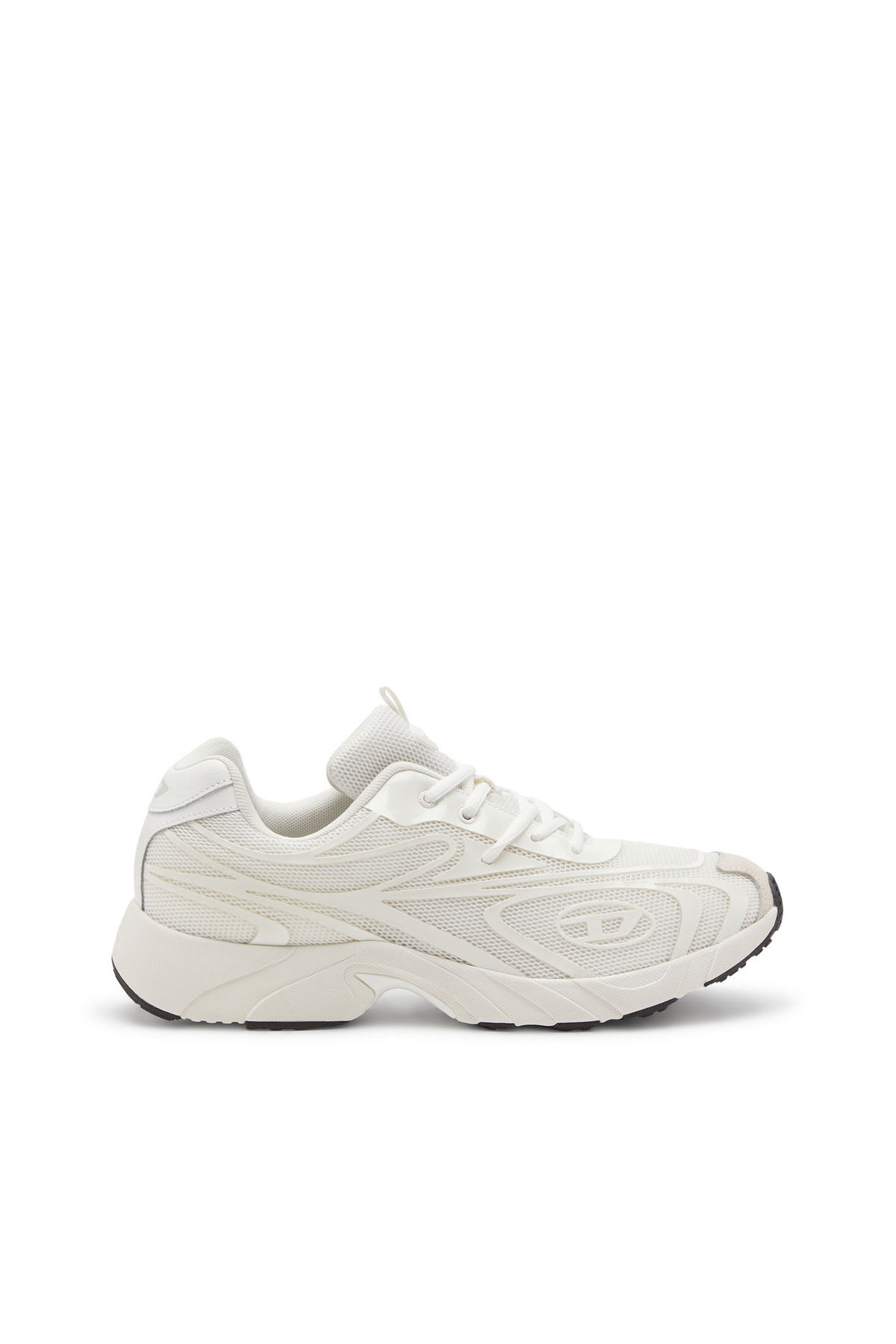Diesel White & Red S-Ukiyo V2 Mid Sneakers Diesel