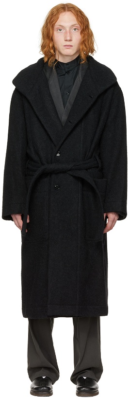 Photo: Lemaire Black Bathrobe Coat