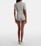 Miu Miu Knitted cotton shorts