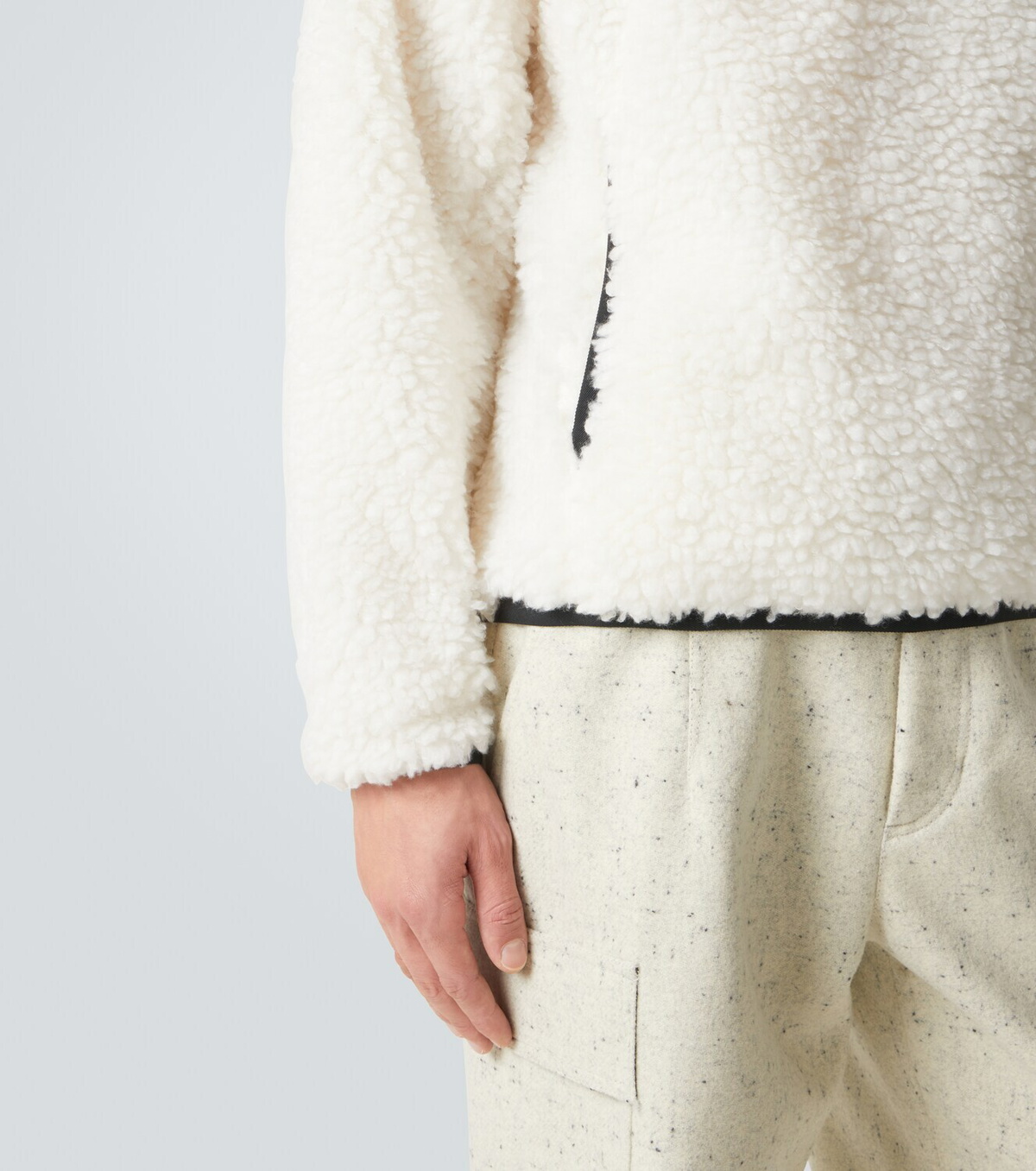 Moncler Grenoble Teddy fleece sweatshirt