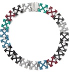 Off-White - Metal Necklace - Blue
