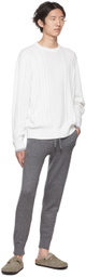 Vince Off-White Cable Sweater