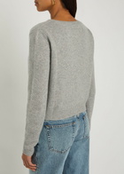 Reformation Clara Cashmere Cardigan Grey