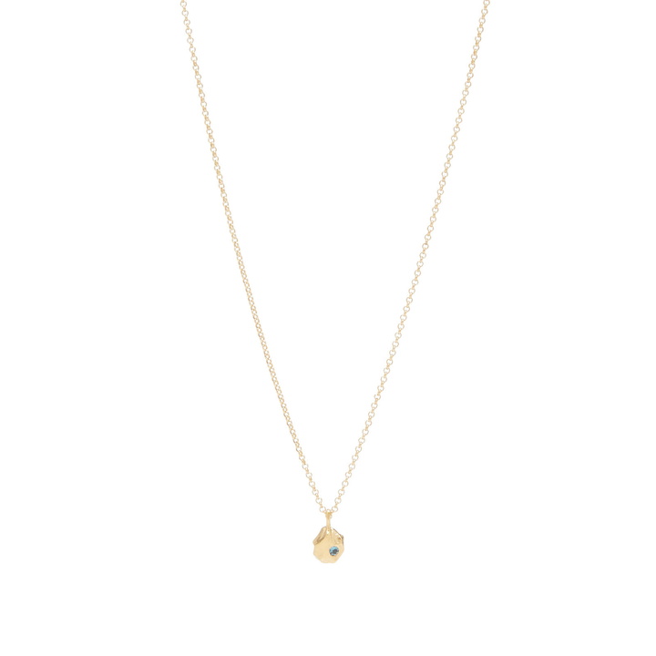 Photo: Simuero Por Un Perro Necklace in Gold/Blue 