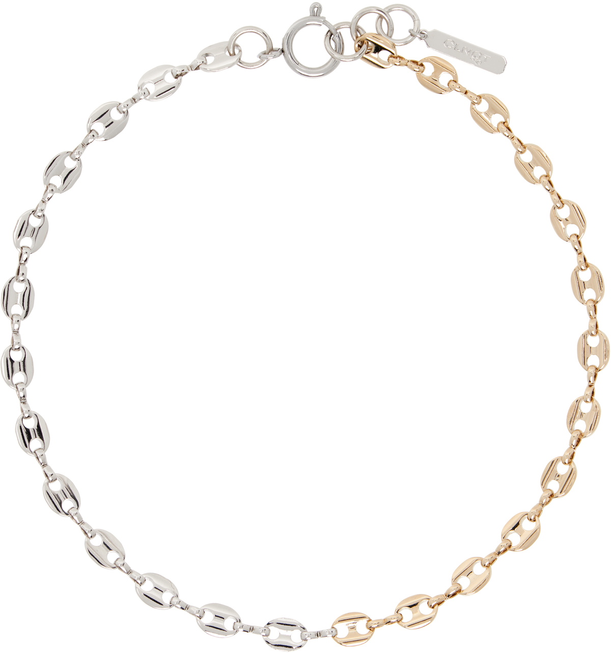 Justine Clenquet Silver Curtis Necklace Justine Clenquet