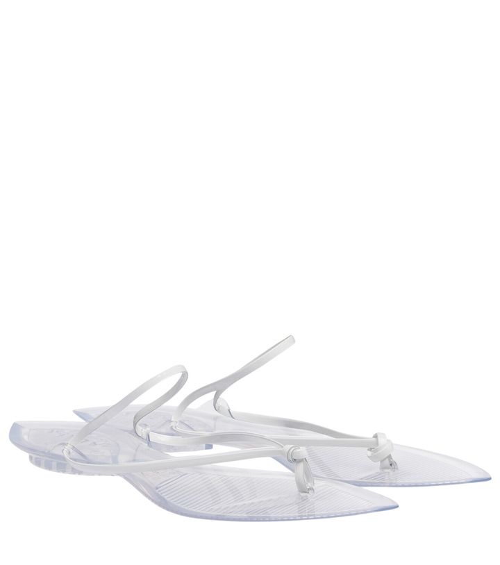 Photo: Alaïa Invisible leather thong sandals