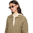 LOEWE Beige Flash Slim Cateye Sunglasses