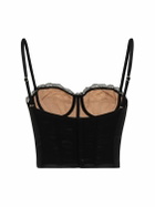 GUCCI - Net Logo Crop Top