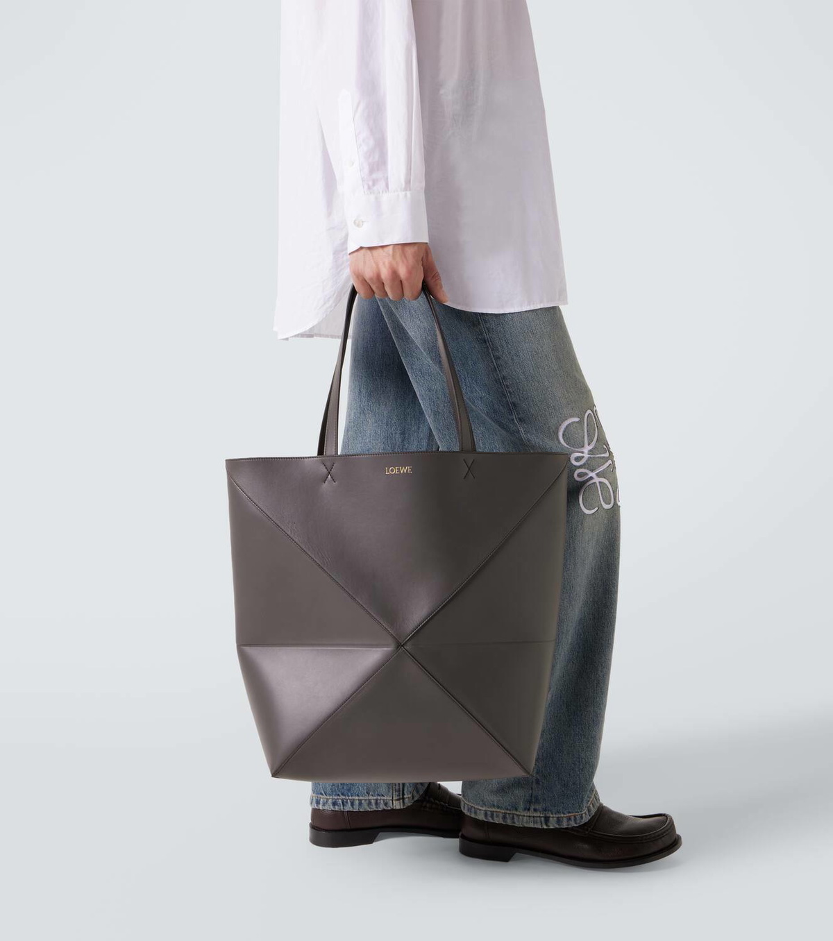 Loewe Puzzle Fold XL leather tote bag Loewe