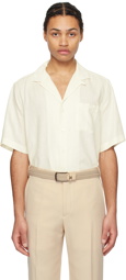 Lardini Off-White Patch Pocket Shirt