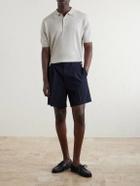 John Smedley - Macloud Knitted Merino Wool Polo Shirt - Neutrals