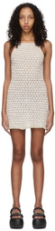Marco Rambaldi White Cotton Mini Dress