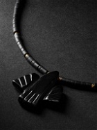 Jacquie Aiche - Gold, Onyx and Beaded Necklace