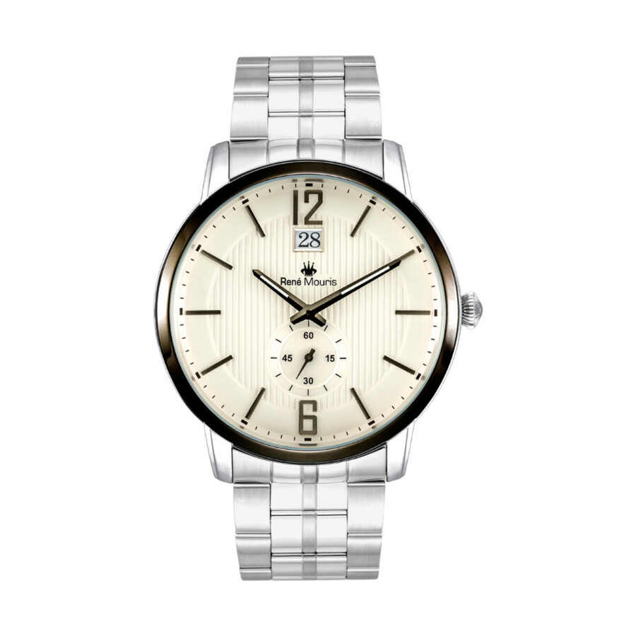 Rene Mouris Executive Beige Dial Mens Watch 80102RM3