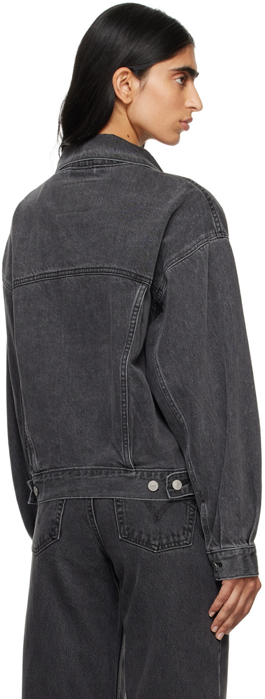 Levi's Black 90s Denim Trucker Jacket