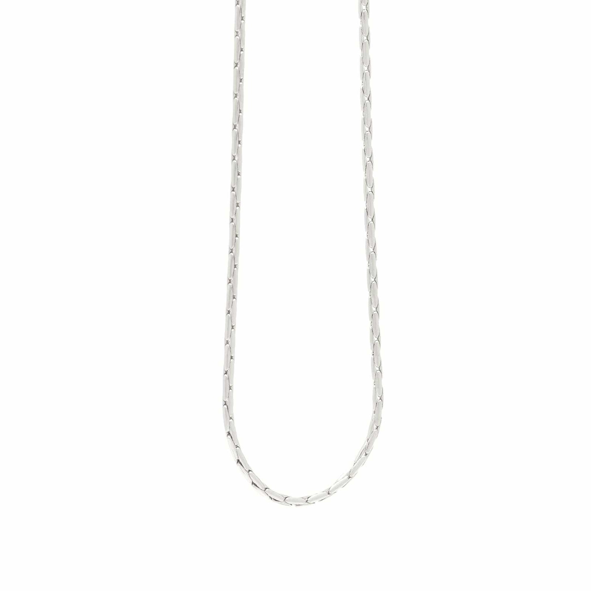 AMI Paris Men's Brass Necklace in Argent 