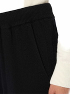 MC2 Saint Barth Woman Knitted Black Jogger Pants