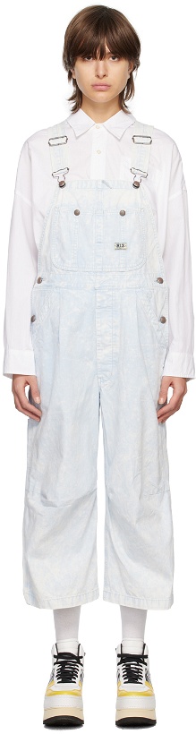 Photo: R13 Blue Cropped Overalls