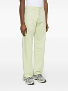 Robyn Lynch Green Straight-Leg Trousers