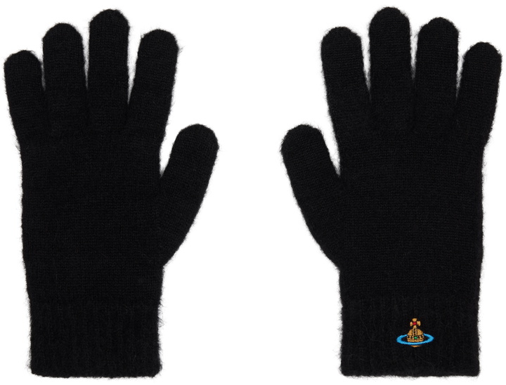 Photo: Vivienne Westwood Black Fluffy Gloves