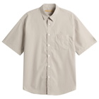 FrizmWORKS Men's OG Poplin Short Sleeve Shirt in Gray