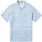 Gucci GG Jacquard Check Bowling Shirt