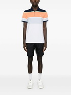 RLX Ralph Lauren White Striped Polo Shirt