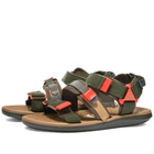 Rider Men's Rx Commuter Sandal in Khaki Contrast