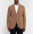 Incotex - Tan Slim-Fit Unstructured Cotton and Cashmere-Blend Twill Blazer - Men - Tan