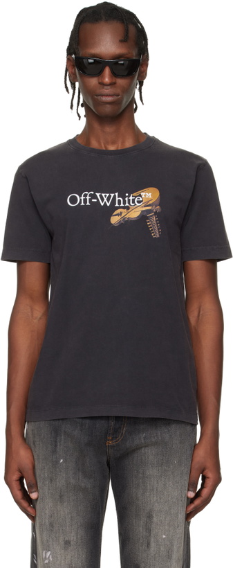 Photo: Off-White Black Cupid Arrow Slim T-shirt
