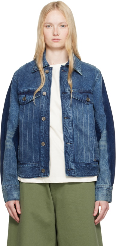 Photo: ADER error Blue 1603 Trucker Denim Jacket