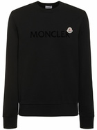 MONCLER Logo Patch Cotton Sweatshirt