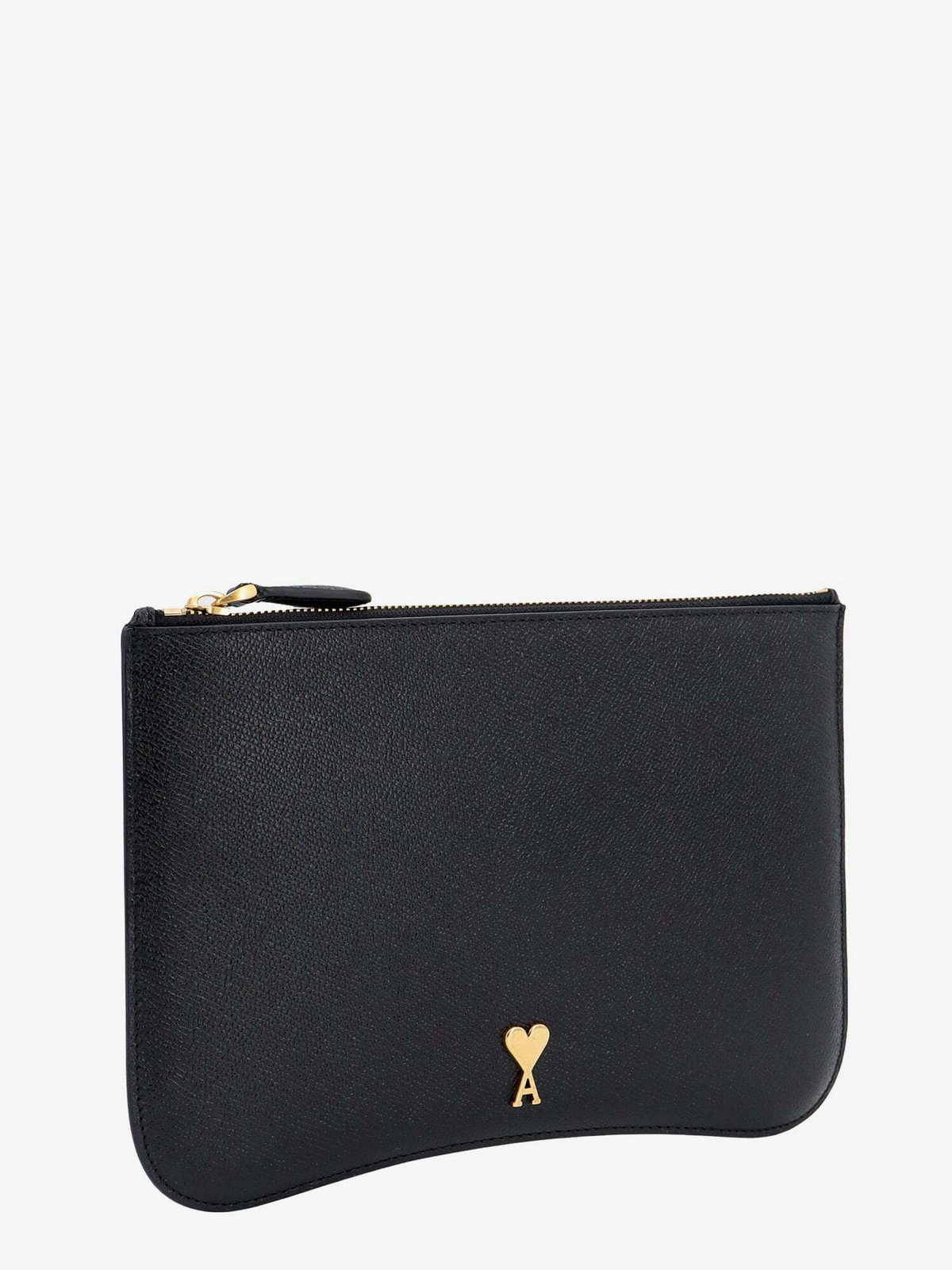 クラッチバッグ Ami Paris Leather clutch Black AMI PARIS Leather clutch Black (AMI PARIS/クラッチバッグ