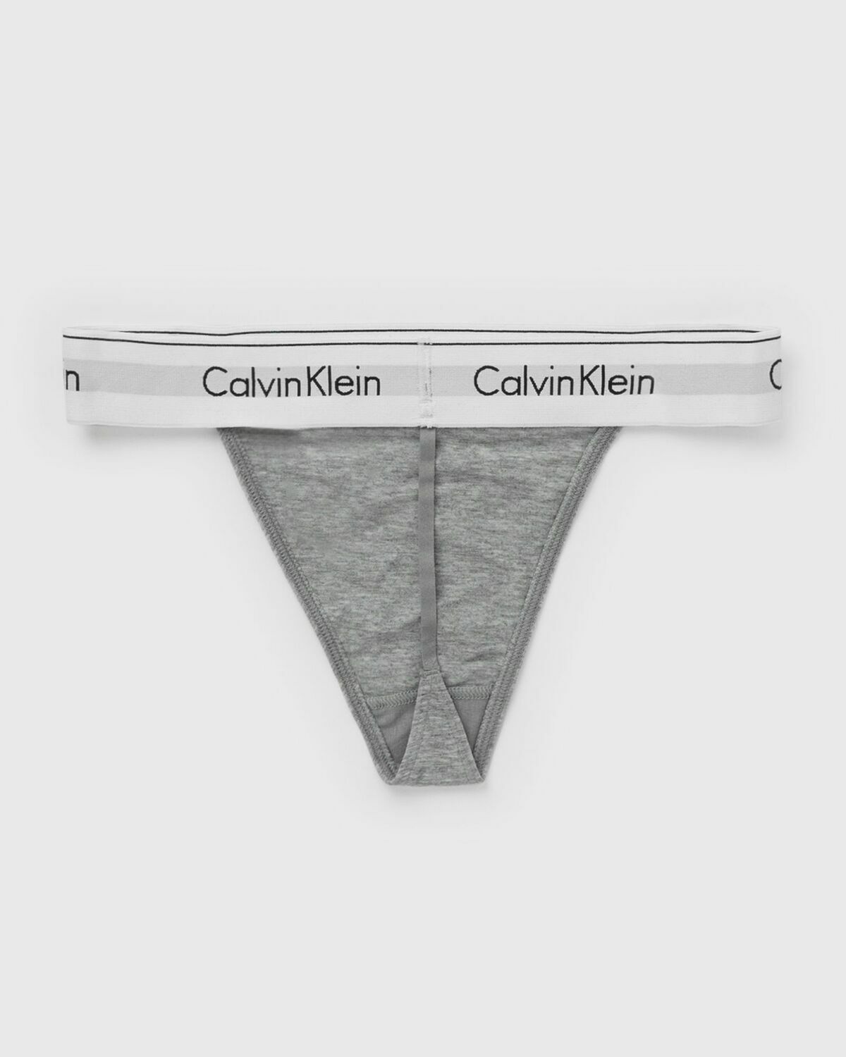 Calvin Klein Underwear THONG - Thong - grey heather/grey 