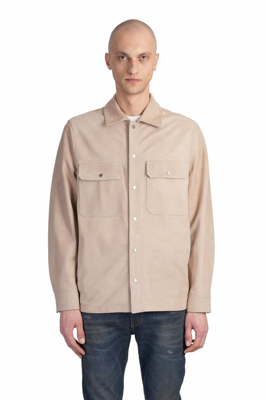 Photo: Salvatore Santoro Leather Jacket In Beige Leather
