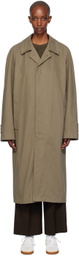 Filippa K Taupe Cotton Gabardine Car Coat