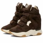 Isabel Marant Women's Balskee Sneakers in Chocolate/Milky White