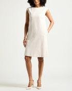 Peserico Womens Midi dress in Beige