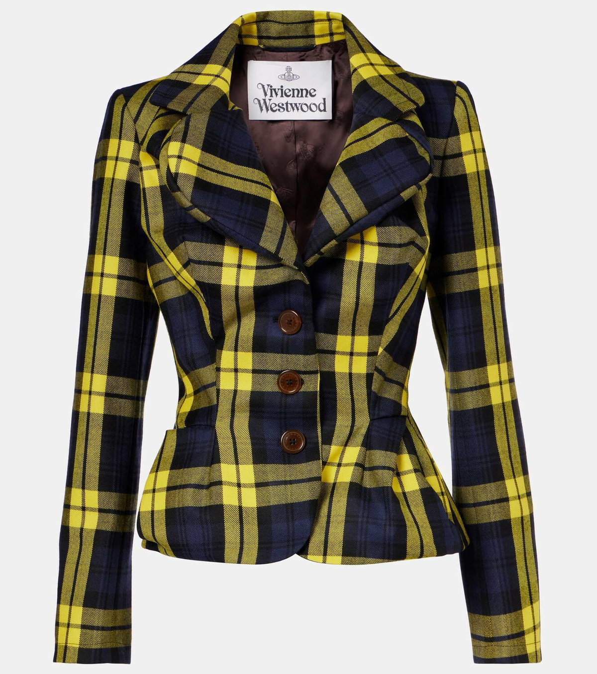 Vivienne Westwood Plaid virgin wool blazer Vivienne Westwood