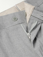 Stòffa - Tapered Pleated Wool Trousers - Gray