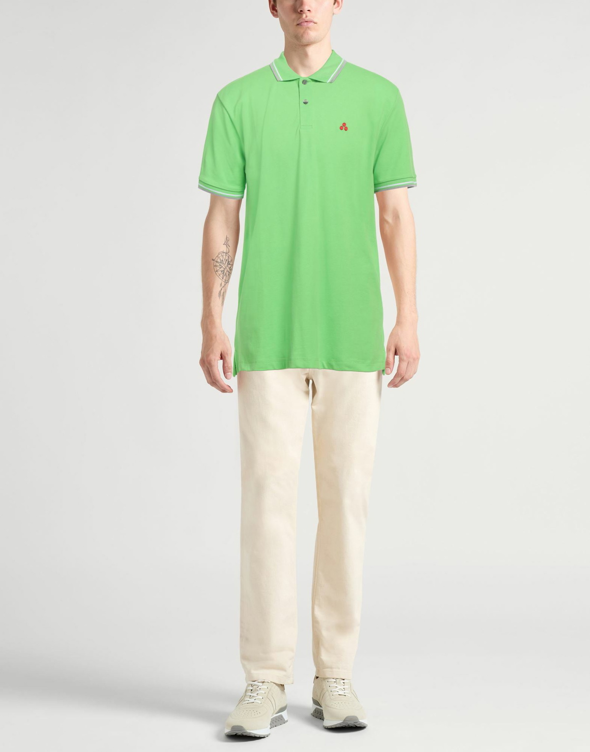 Peuterey Mens Polo shirt in Green