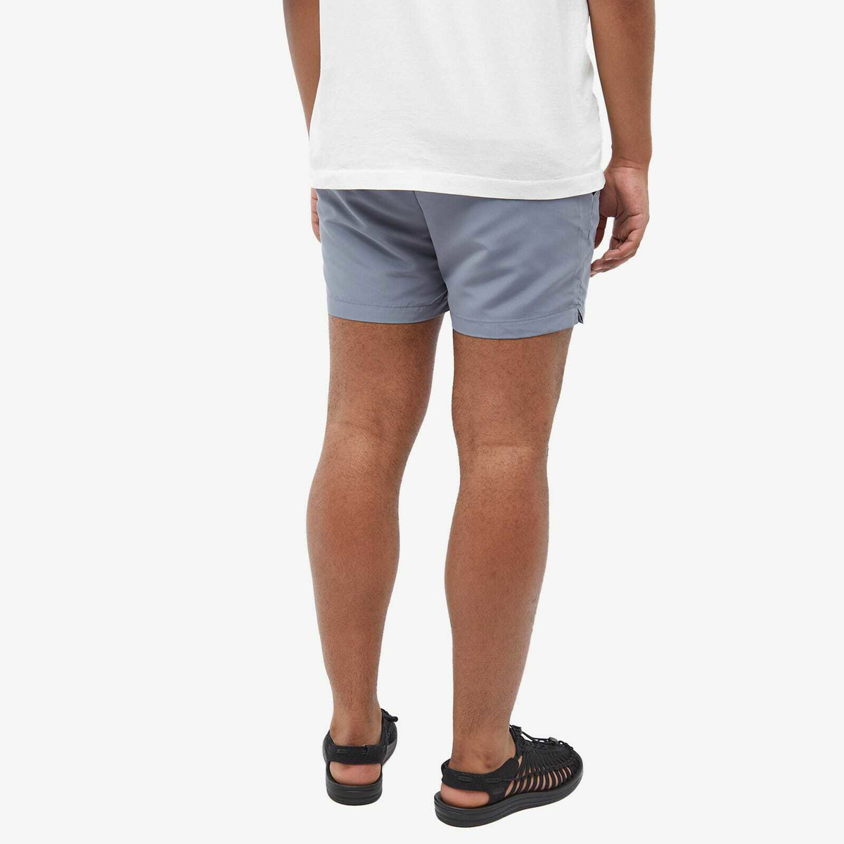 Wood Wood Men's Roy Solid Short in Blue Grey