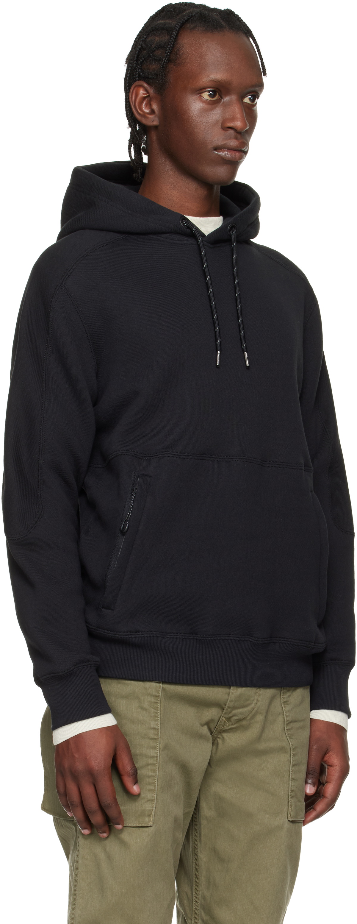 Parajumpers Black Elijah Fleece Hoodie
