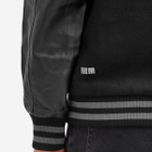 Ksubi Men's 1999 King Letterman Varsity Jacket in Black